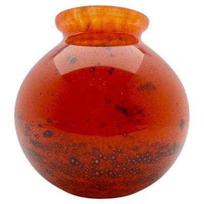 Ikora Art Glass Vase attributed to Karl Wiedmann for WMF, Germany, 1930s-MJY-1791311