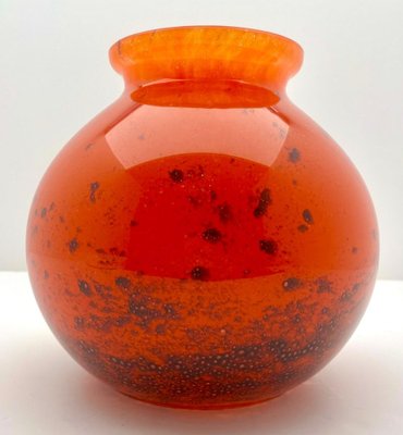 Ikora Art Glass Vase attributed to Karl Wiedmann for WMF, Germany, 1930s-MJY-1791311