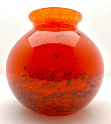 Ikora Art Glass Vase attributed to Karl Wiedmann for WMF, Germany, 1930s-MJY-1791311