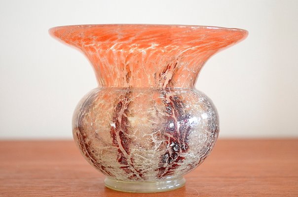 Ikora Glass Vase by Karl Wiedmann for WMF, 1930s-OV-1056949