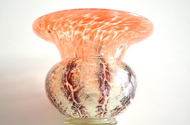 Ikora Glass Vase by Karl Wiedmann for WMF, 1930s-OV-1056949