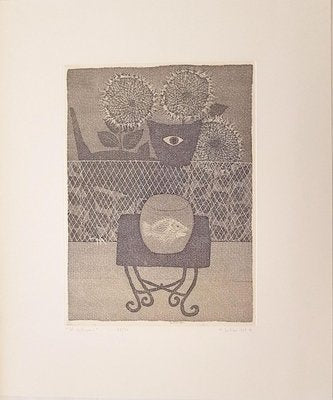 Il Colloquio (The Talk) - Original Etching by N. Gulino - 1967 1967-ZCI-760432