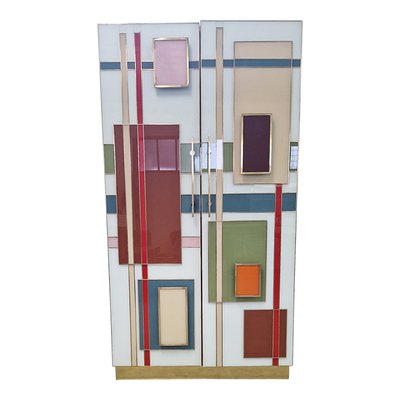 Illuminated and Mirrored Pantry Wardrobe, 1980s-BEW-1766140