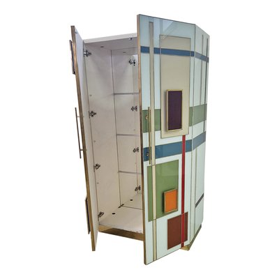 Illuminated and Mirrored Pantry Wardrobe, 1980s-BEW-1766140