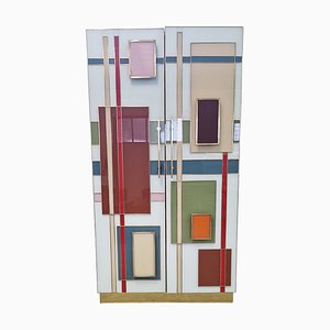 Illuminated and Mirrored Pantry Wardrobe, 1980s-BEW-1766140