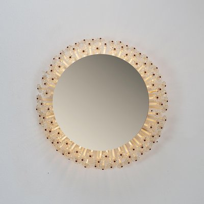 Illuminated Glass Flower Mirror by Emil Stejnar for Rupert Nikoll-NYF-2018898