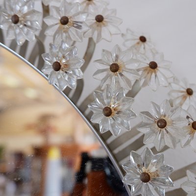 Illuminated Glass Flower Mirror by Emil Stejnar for Rupert Nikoll-NYF-2018899