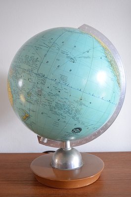 Illuminated Glass Globe from Jro Verlag München, 1950s-OV-1792311