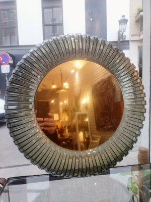 Illuminated Glass Mirror, 1970s-QY-1795576