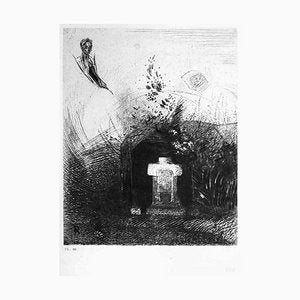 Illustration from the series ''Les Fleurs du mal'' - Etching After O. Redon 1923-ZCI-761617