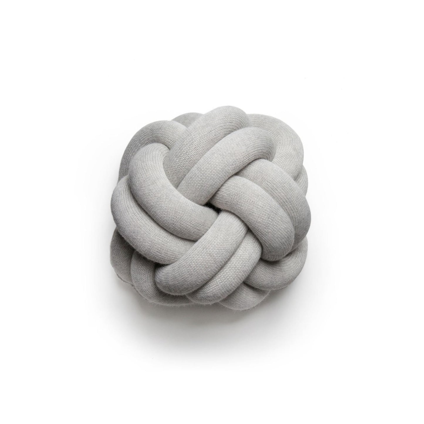 Knot Cushion by Design House Stockholm #White/ Gray
