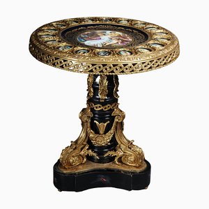 Imperial Center Side Table in Porcelain & Sevres Style Bronze-FLW-1401730