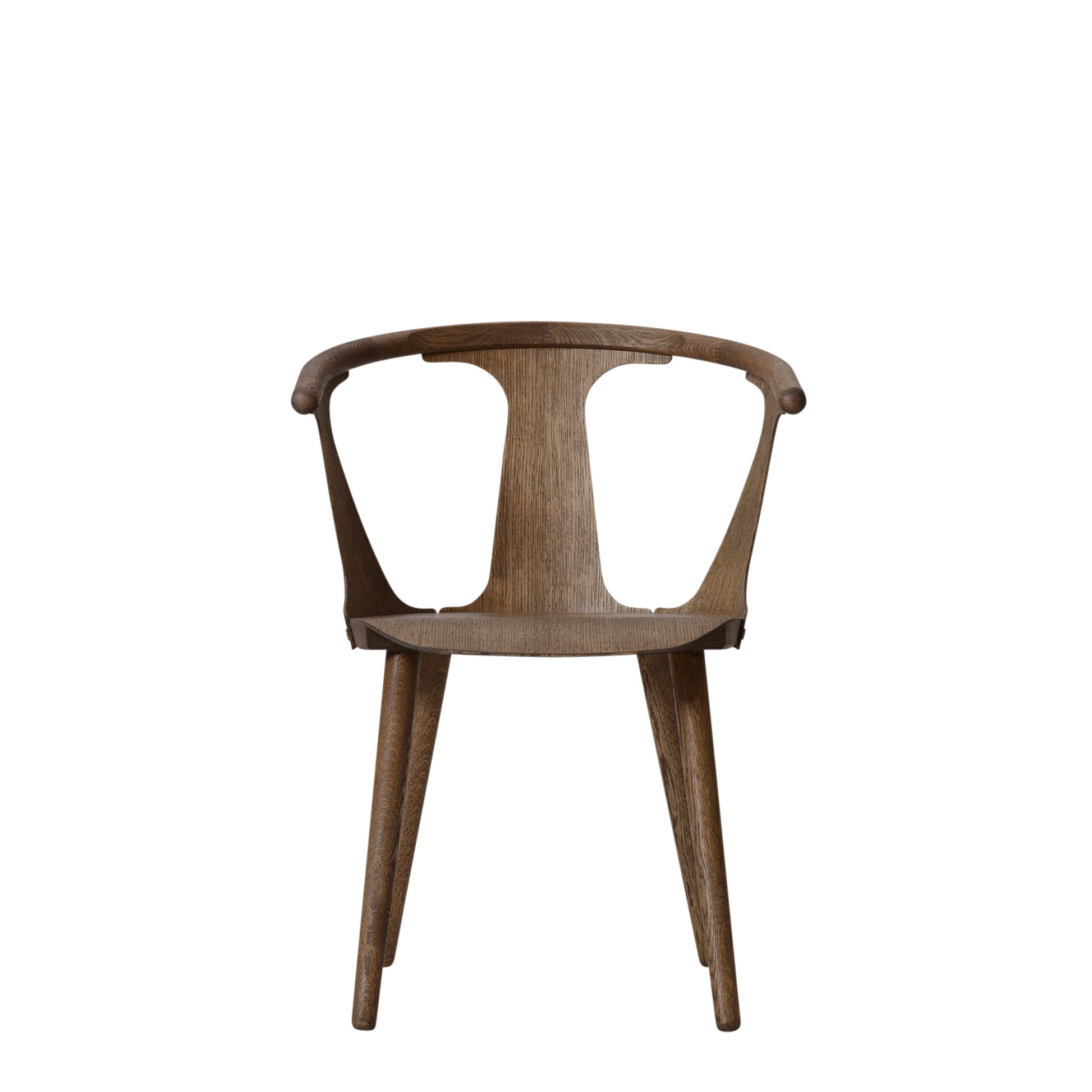 In Between SK1 Dining Chair by &tradition #Chrome/ Smoked Oak