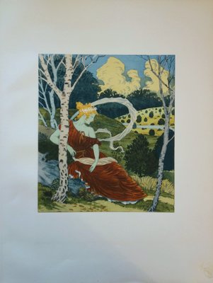 In the Woods Llithograph by Eugène Grasset, 1897-KHH-543192