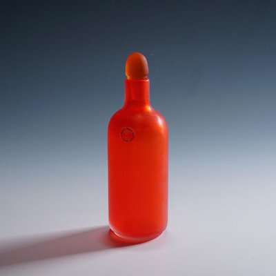 Inciso Glass Bottle by Paolo Venini for Venini, 1990s-KJP-1821620