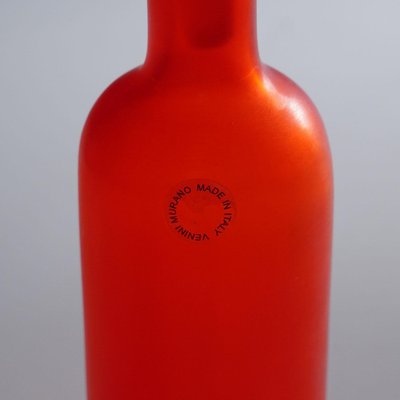 Inciso Glass Bottle by Paolo Venini for Venini, 1990s-KJP-1821620