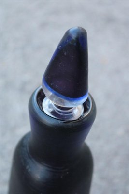 Inciso Series Blue Triangular Bottle by Paolo Venini, 1950-EH-1396512