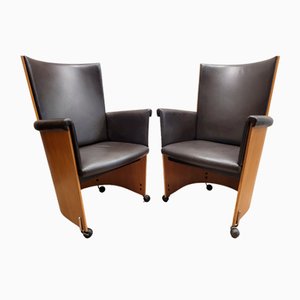 Incontro 5080 Armchairs by Massimo and Lella Vignelli for Bernini, Italy, 1991, Set of 2-NUC-1821794