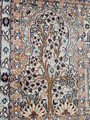 Indian Cashmere Silk Rug in Prayer form with Tree of Life Motif-CZ-1752422