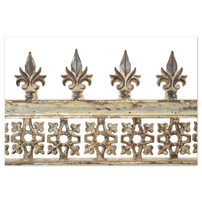 Indian Cast Iron Gate on Casters-NQ-1815783