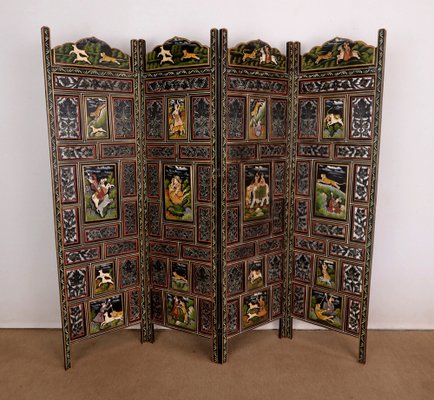 Indian Four-Part Screen, Rajasthan, Early 1900s-RVK-1409209