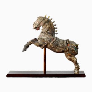 Indian Hindu Wooden Vahanna Horse, 1890s-JNW-1905126