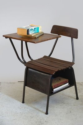 Indian School Desk Chair, 1950s-GQ-766658