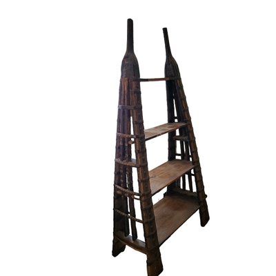 Indian Shelf in Teak and Metal-TCS-1742975