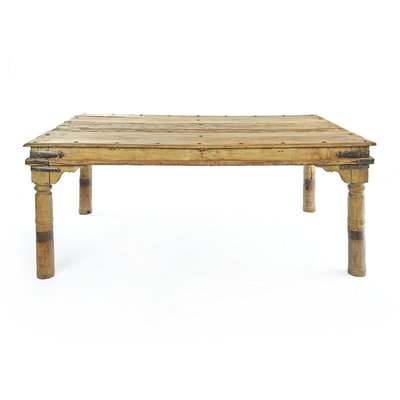 Indian Wooden Dining Table, 1940s-NQ-570942