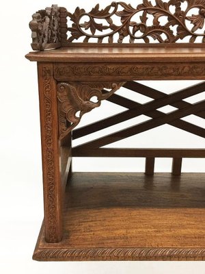 Indonesian Hand Carved Wall Unit or Cabinet-UCH-1224468