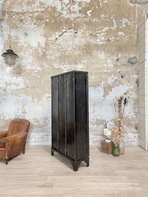 Industrial 3-Door Locker from Strafor, 1940s-UX-1776068