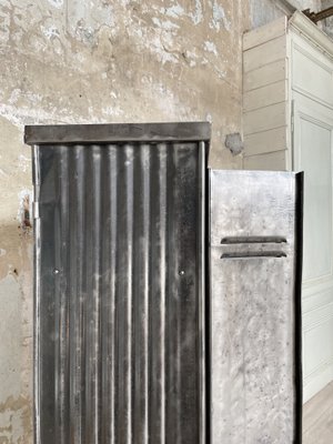 Industrial 3-Door Locker from Strafor, 1940s-UX-1776068