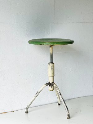 Industrial Adjustable Metal Stool, 1960-ALG-2020398