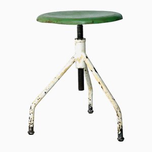 Industrial Adjustable Metal Stool, 1960-ALG-2017128