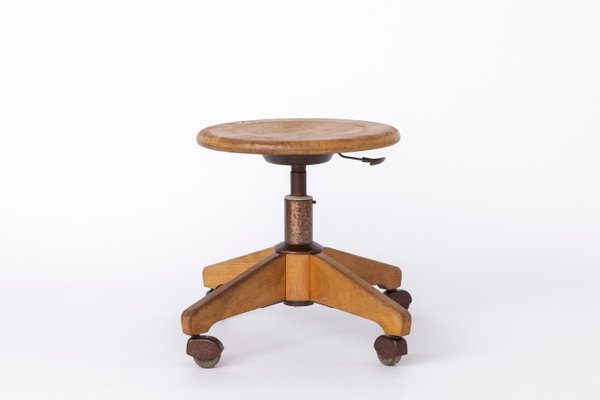 Industrial Adjustable Stool by Sedus, Germany, 1950s-DOM-2034979