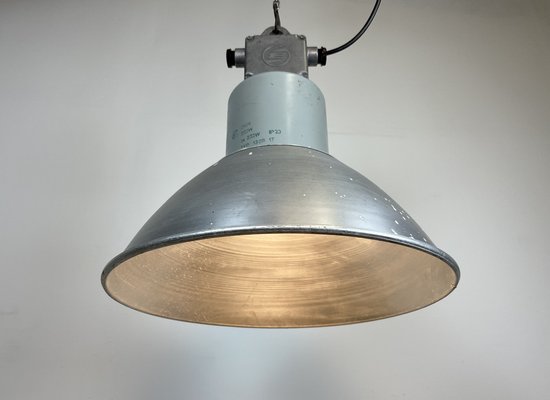 Industrial Aluminium Pendant Light from Elektrosvit, 1960s-CGF-1293270