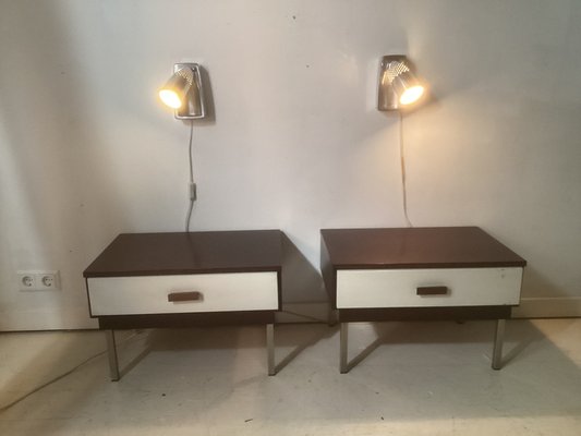 Industrial Bedside Wall Lights by Raymond Loewy for Swivelier, 1960s, Set of 2-SU-1705782