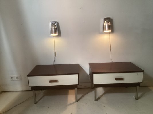 Industrial Bedside Wall Lights by Raymond Loewy for Swivelier, 1960s, Set of 2-SU-1705782