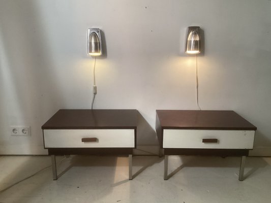 Industrial Bedside Wall Lights by Raymond Loewy for Swivelier, 1960s, Set of 2-SU-1705782