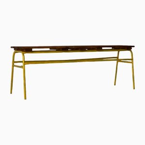 Industrial Bench in Metal and Pine-ALG-1348998