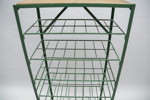 Industrial Boltless Shelving in Metal Steel with Seven Shelves, 1950s-KQB-1250137