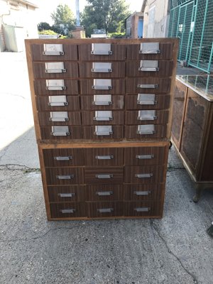 Industrial Cabinet With Drawers, 1950s-OXJ-1189723