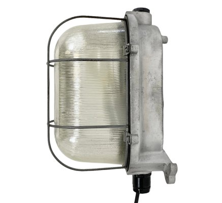 Industrial Cast Aluminium Wall Light, 1970s-CGF-1363962