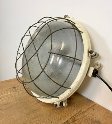 Industrial Cast Aluminium Wall or Ceiling Lamp from Elektrosvit, 1970s-CGF-1141621