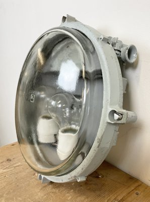 Industrial Cast Aluminium Wall or Ceiling Light from Elektrosvit, 1970s-CGF-1293266