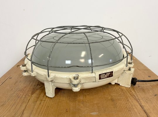 Industrial Cast Iron Wall or Ceiling Lamp, 1970s From Elektrosvit-CGF-1110372