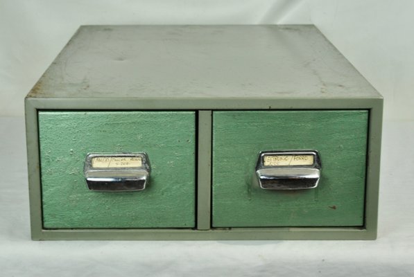 Industrial Chest of 2 Drawers from Racar, 1960s-ROJ-638916