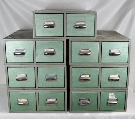 Industrial Chest of 2 Drawers from Racar, 1960s-ROJ-638916