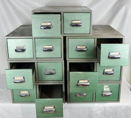 Industrial Chest of 2 Drawers from Racar, 1960s-ROJ-638916