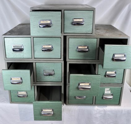 Industrial Chest of 2 Drawers from Racar, 1960s-ROJ-638916